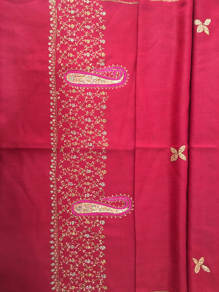 Kashmiri Stole | Sozni Embroidered | Needlework | BHST47