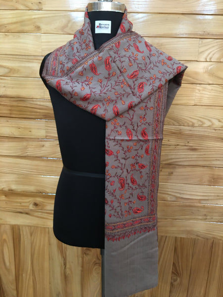 Kashmiri Stole | Sozni Embroidered | Needlework | BHST49