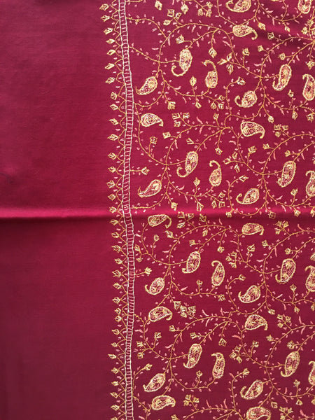 Kashmiri Stole | Sozni Embroidered | Needlework | BHST55