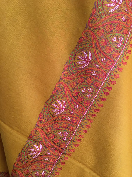 Kashmiri Shawl | Sozni Embroidered | Needlework | BHKS05