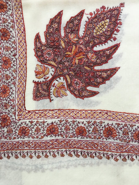 Kashmiri Shawl | Sozni Embroidered | Needlework | BHKS08