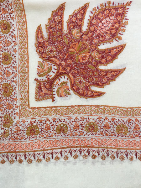 Kashmiri Shawl | Sozni Embroidered | Needlework | BHKS09