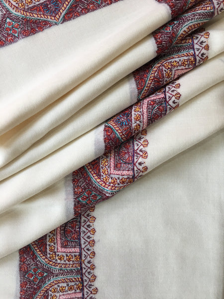 Kashmiri Shawl | Sozni Embroidered | Needlework | BHKS10